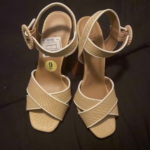 New Straw Sandals never worn